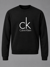 Black Minimalist Logo Sweatshirt