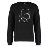 Black Iconic Silhouette Graphic Sweatshirt