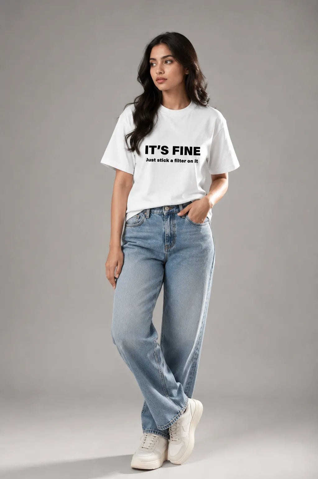 Filtered Calm Statement  Tee