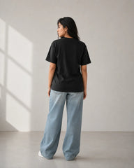 Berry Bloom Statement Oversize Tee