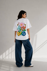 Blush Bloom Minimalist  Oversize Tee