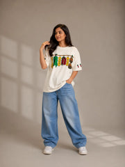 Harvest Strings Oversized Tee