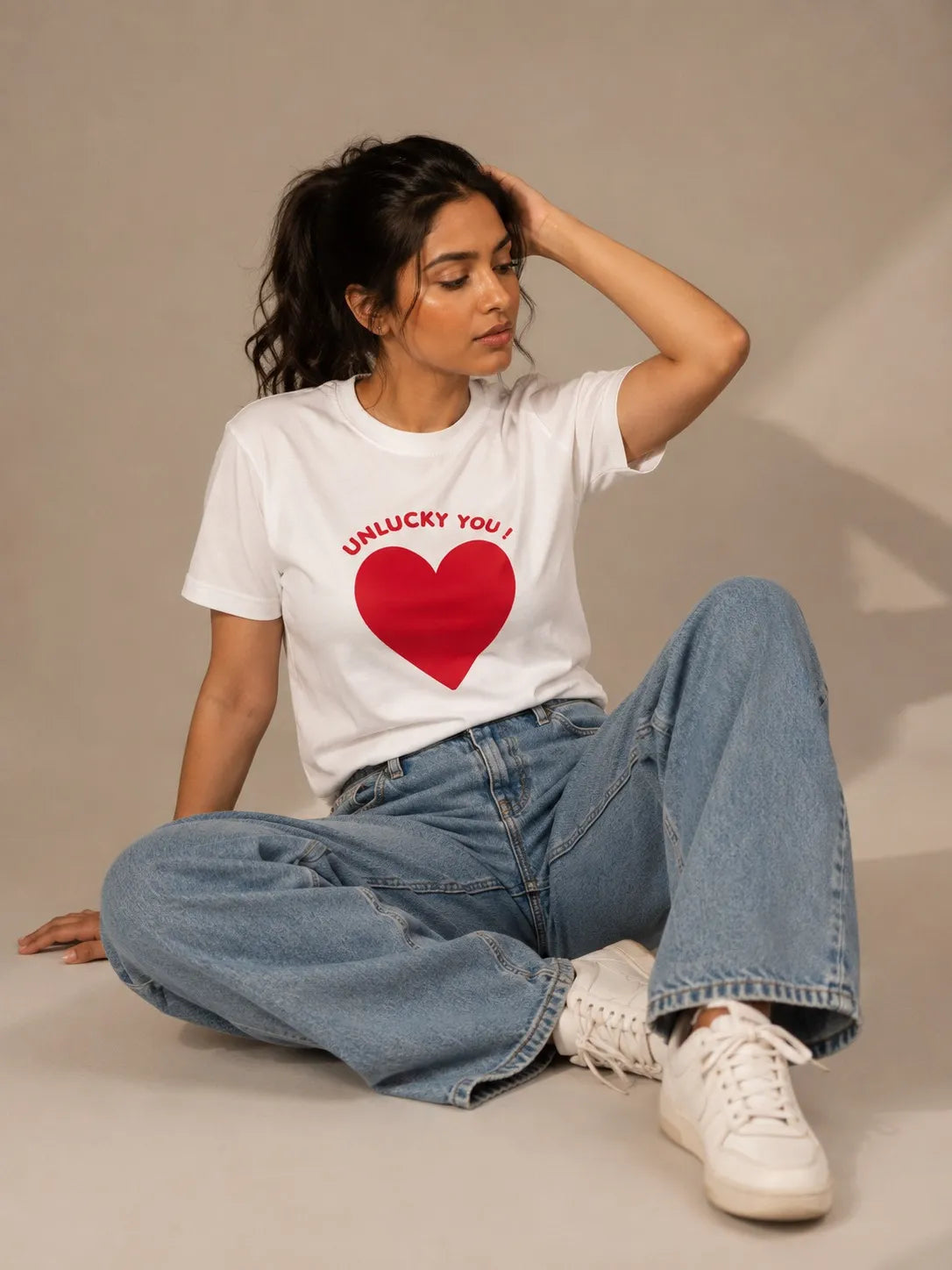 Crimson Pulse Statement Tee