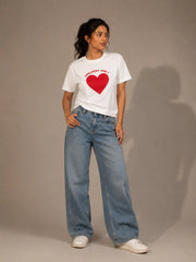 Crimson Pulse Statement Tee