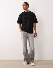 Black HUGO Graphic Oversized T-Shirt