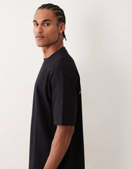 Black HUGO Graphic Oversized T-Shirt