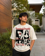 Midnight Muse Collage Oversized Tee