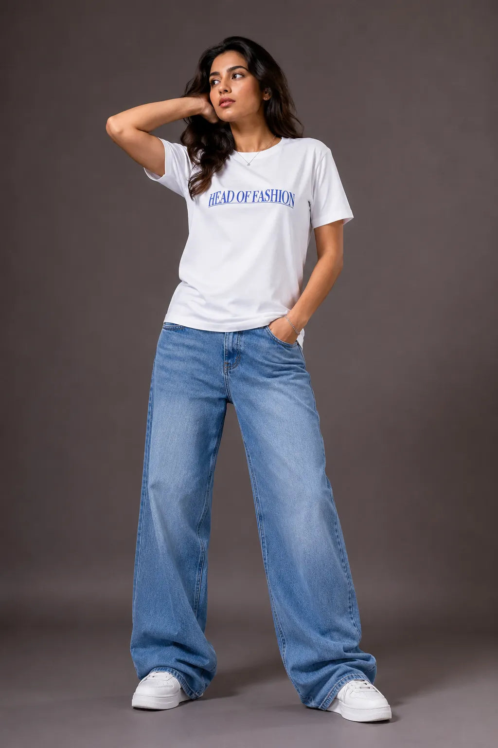 Azure Vogue Statement  Tee