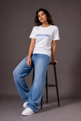 Azure Vogue Statement  Tee
