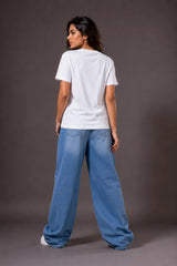 Azure Vogue Statement  Tee