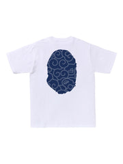 Indigo Arabesque Ape Head Tee
