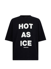 "Hot As Ice" Stacked Typography Tee