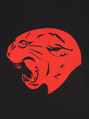 Black Graphic Panther Sweatshirt