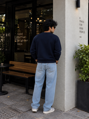 Navy Heritage Graphic Sweatshirt