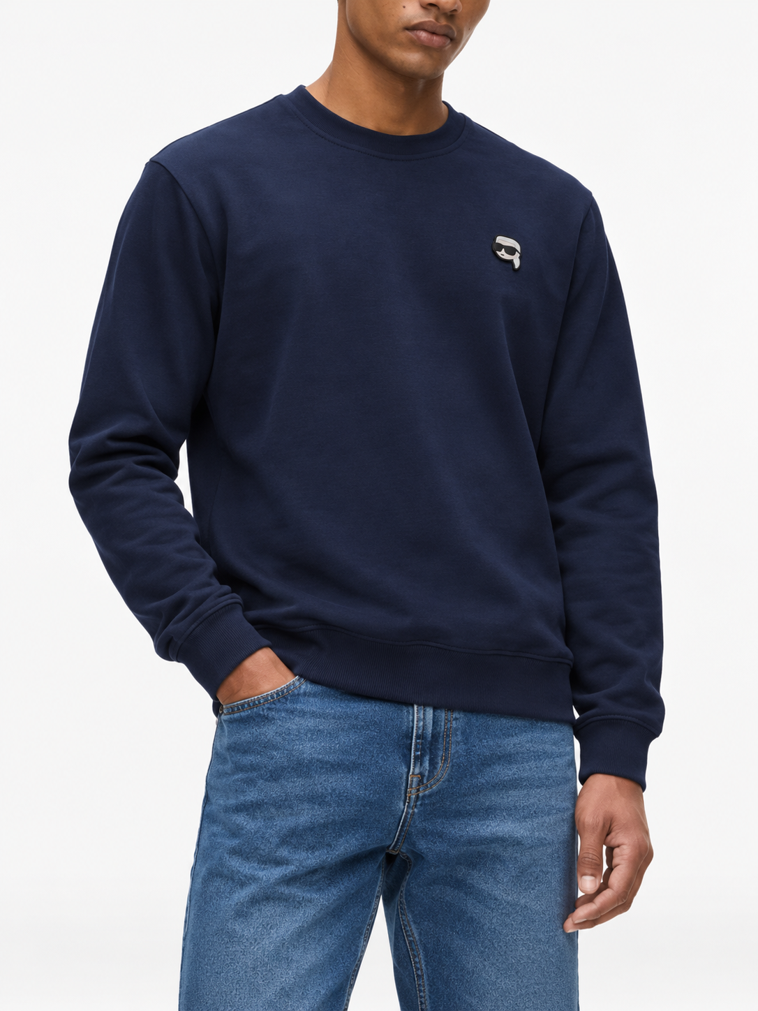Midnight Crest Minimalist Sweatshirt