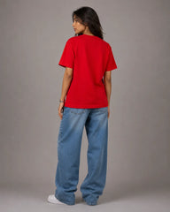 Scarlet Script Statement Oversize Tee