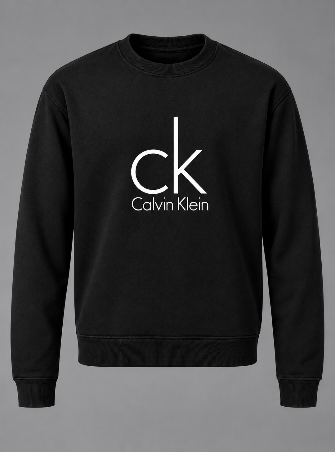 Black Minimalist Logo Sweatshirt