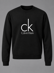 Black Minimalist Logo Sweatshirt