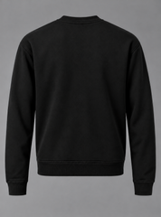 Black Minimalist Logo Sweatshirt
