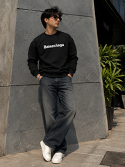 Black Urban Logo Sweatshirt
