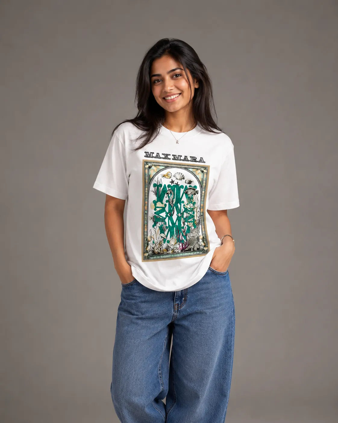 Botanical Echo Frame Tee