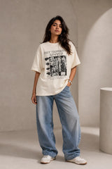 Echoes of Resilience Graphic Oversized Tee