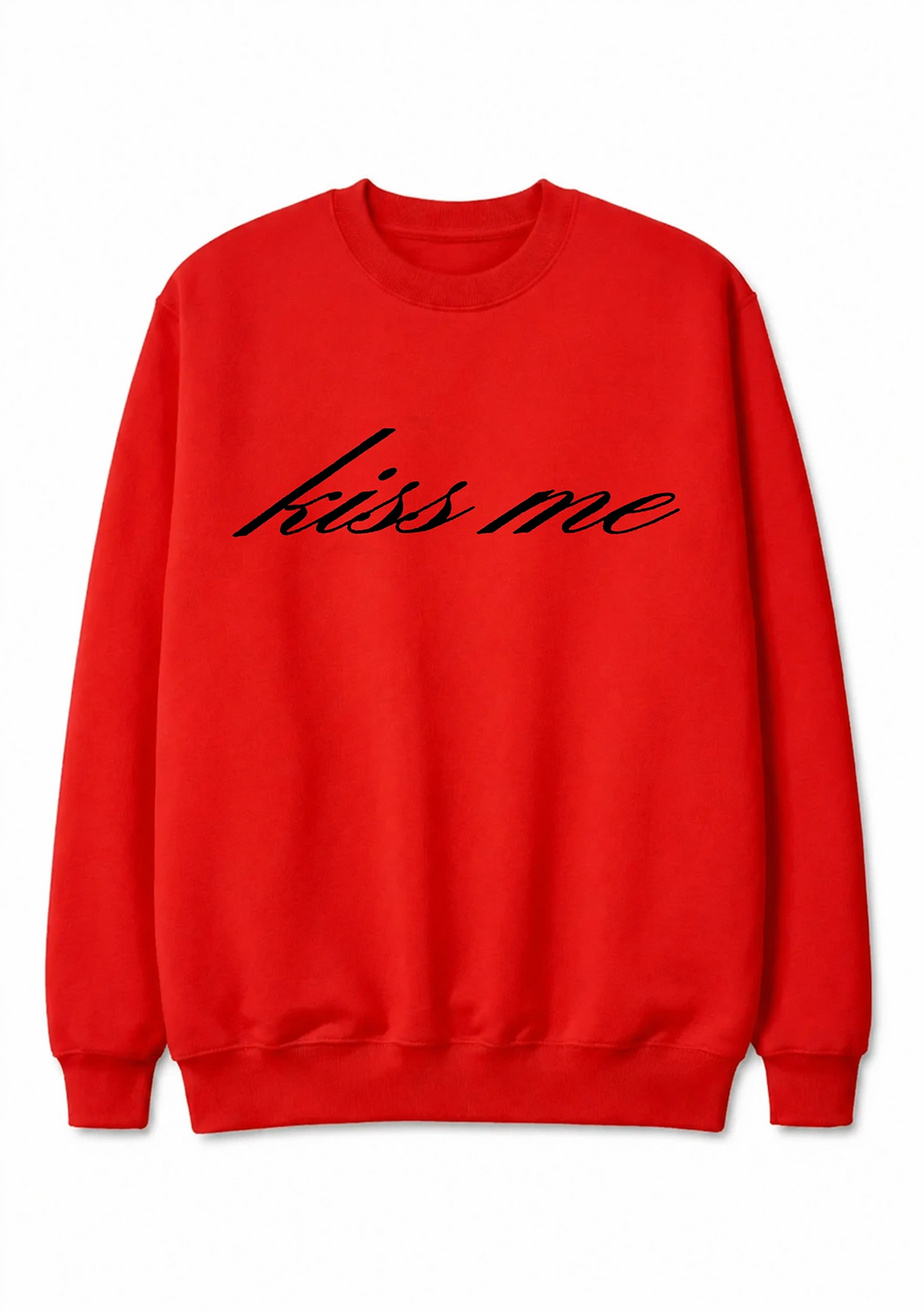 “Kiss Me” Fleece Sweatshirt